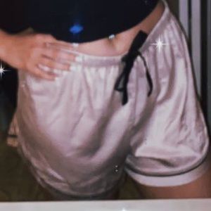 Size large pajama shorts. Silk and super comfy